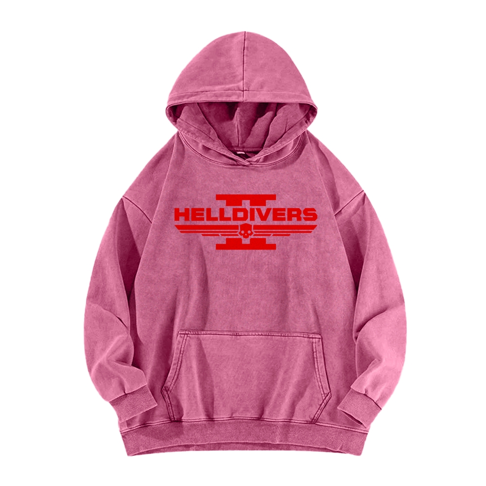 Helldivers Casual Washed Hoodie 2509009970