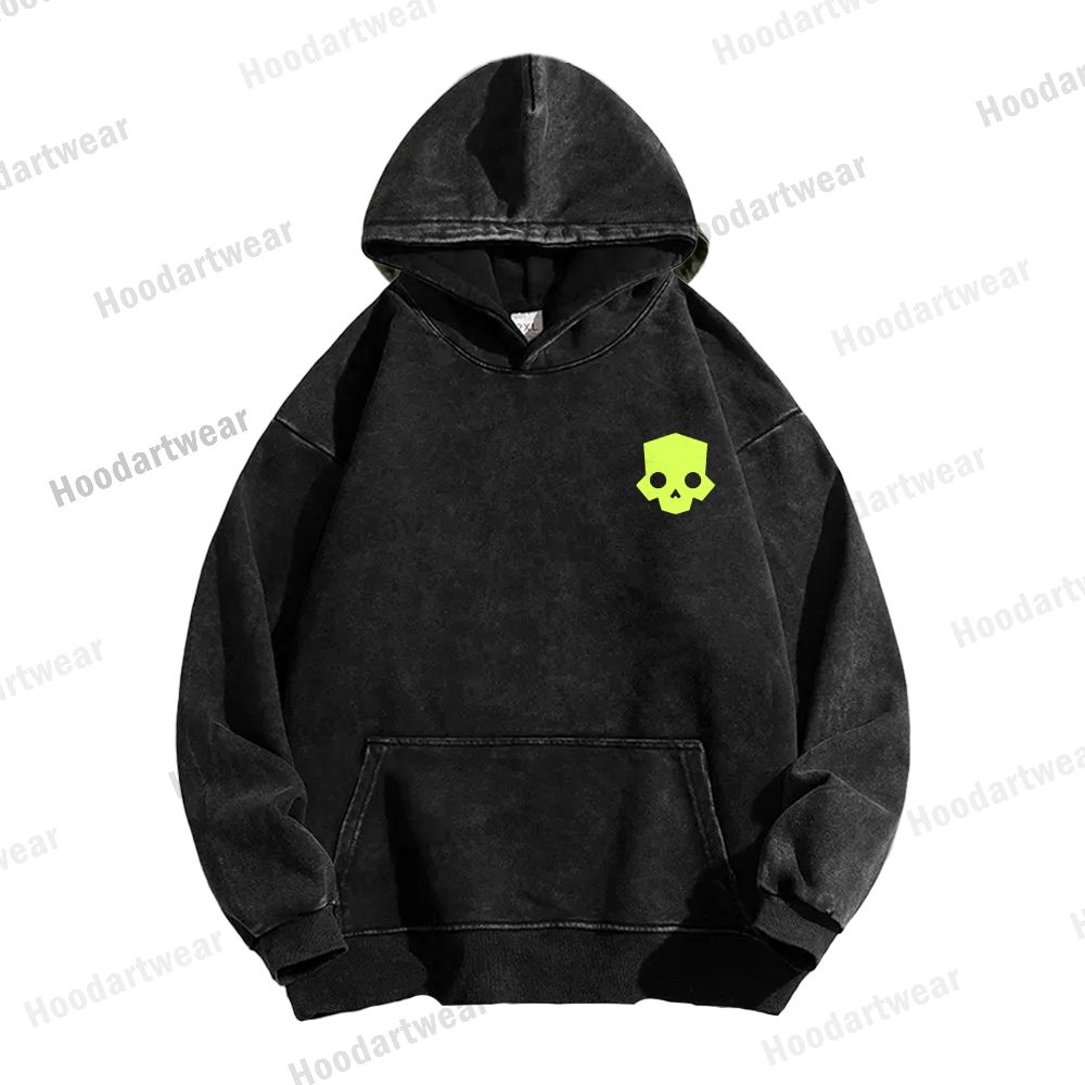 Helldivers Casual Washed Hoodie 2509010934