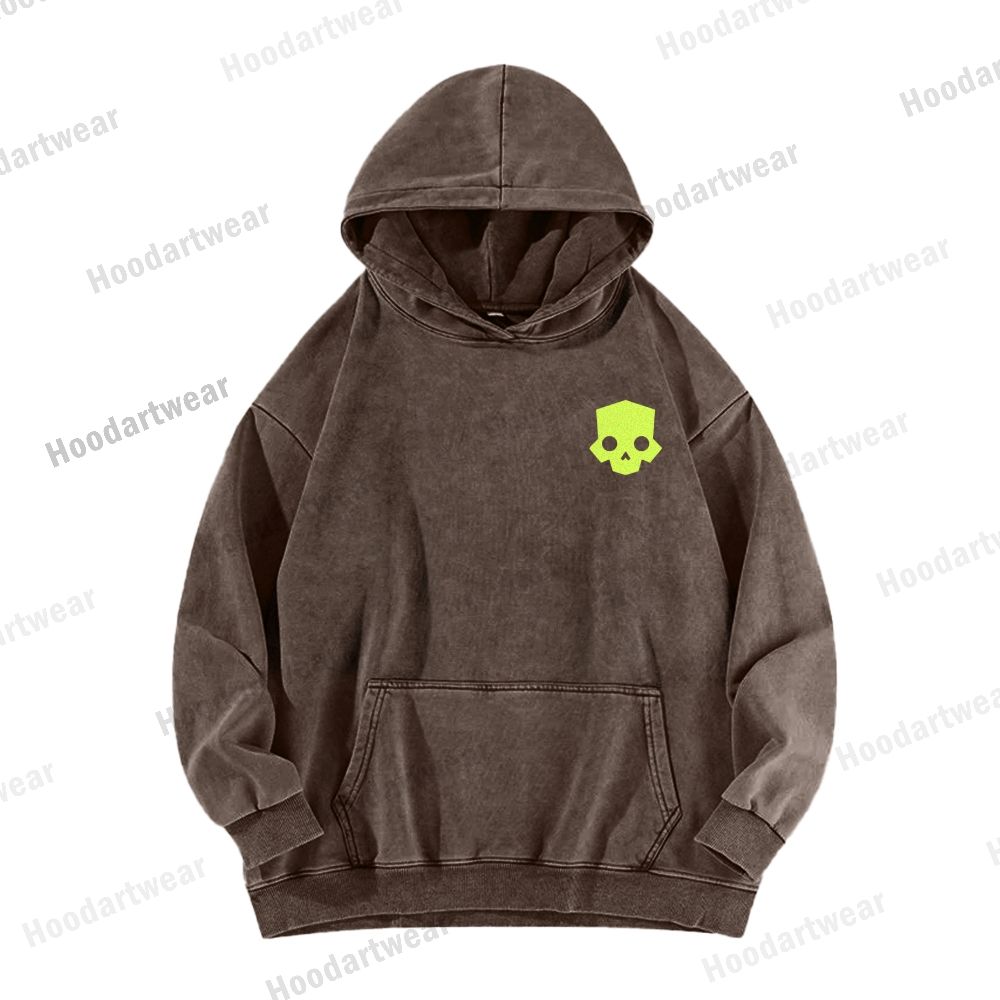 Helldivers Casual Washed Hoodie 2509010934