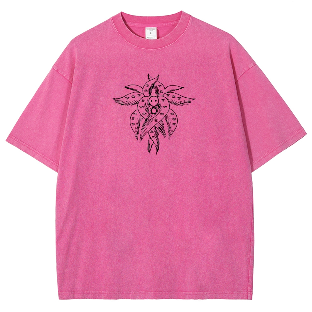 NEON GENESIS EVANGELION  Unisex Fit Washed T-Shirt 2509011777