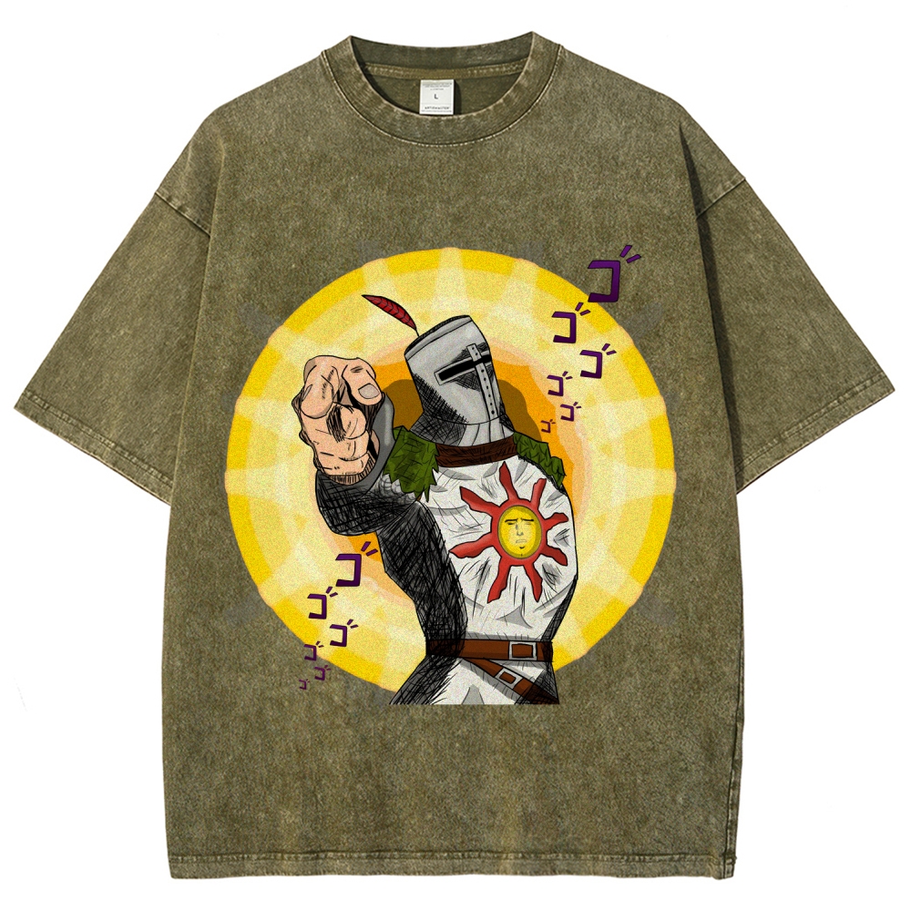 Dark Soul Unisex Fit Washed T-Shirt 2509011839