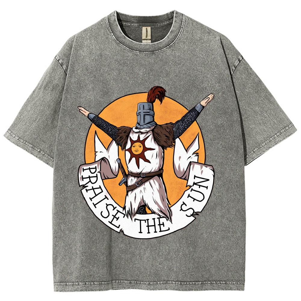 Dark Soul Unisex Fit Washed T-Shirt 2509011840