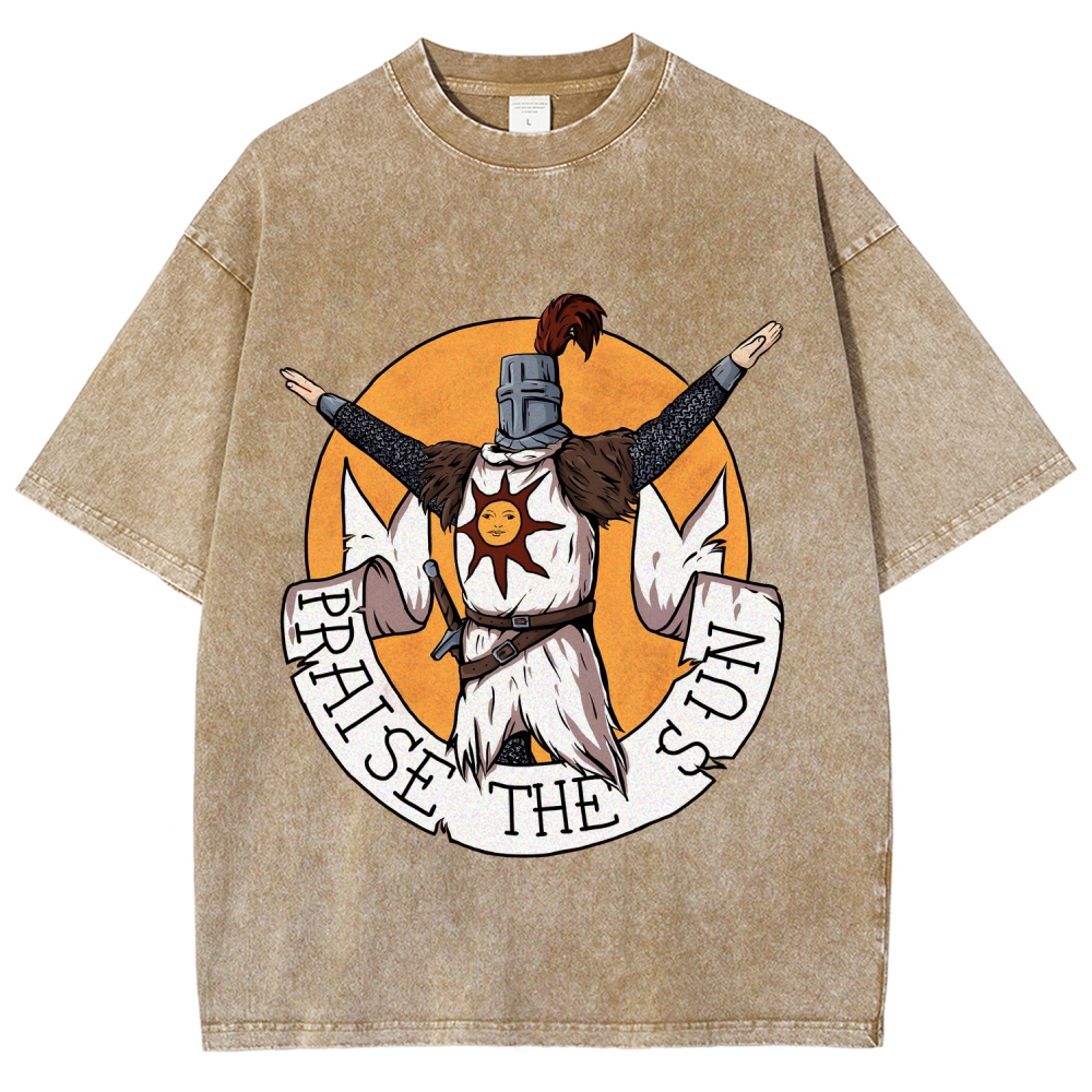 Dark Soul Unisex Fit Washed T-Shirt 2509011840