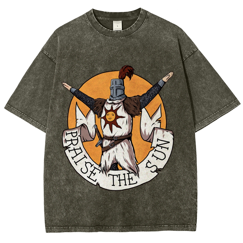 Dark Soul Unisex Fit Washed T-Shirt 2509011840