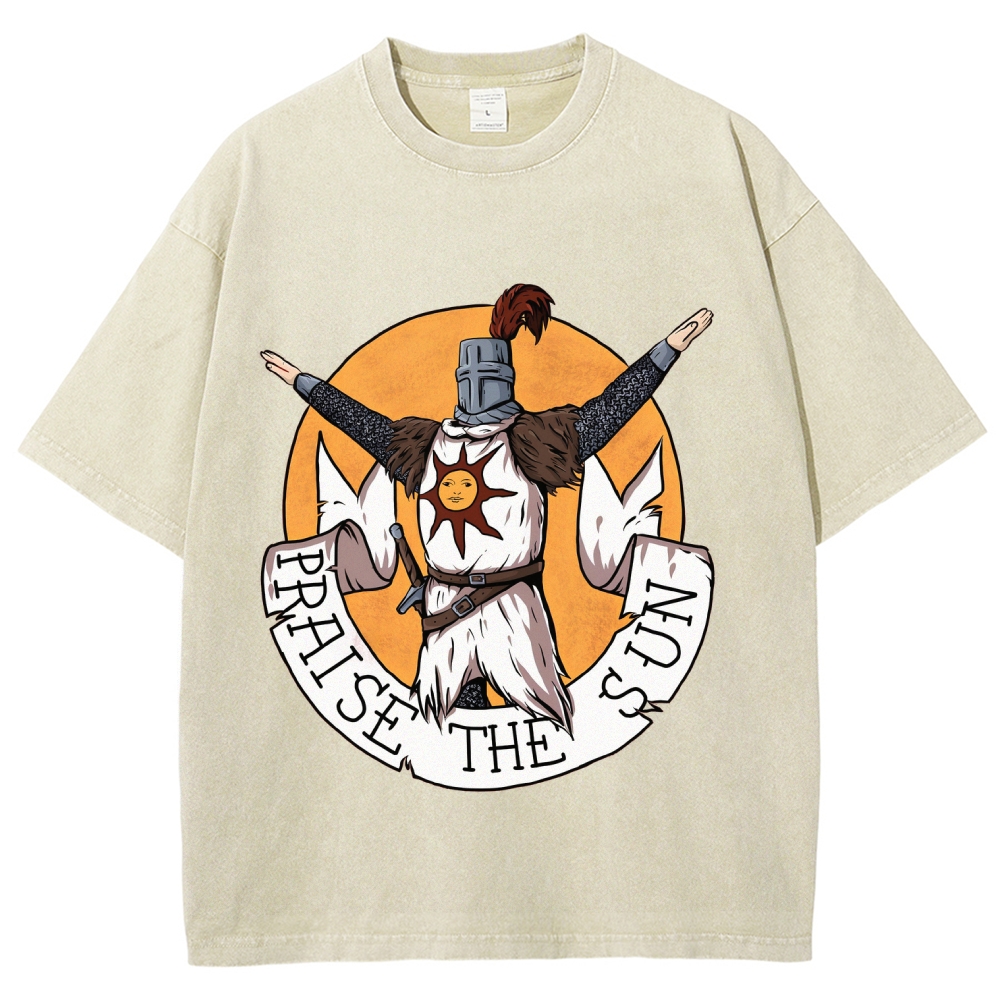 Dark Soul Unisex Fit Washed T-Shirt 2509011840