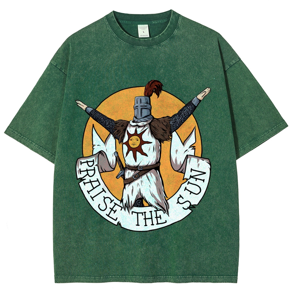 Dark Soul Unisex Fit Washed T-Shirt 2509011840