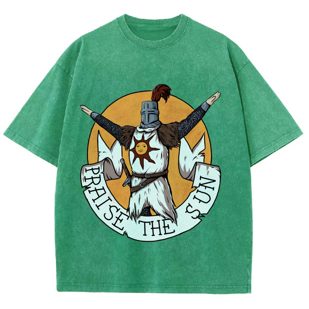 Dark Soul Unisex Fit Washed T-Shirt 2509011840