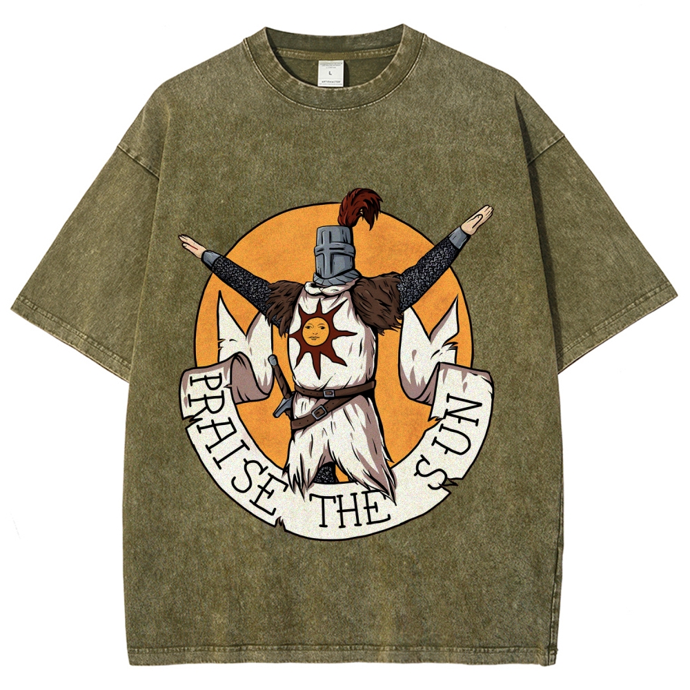 Dark Soul Unisex Fit Washed T-Shirt 2509011840