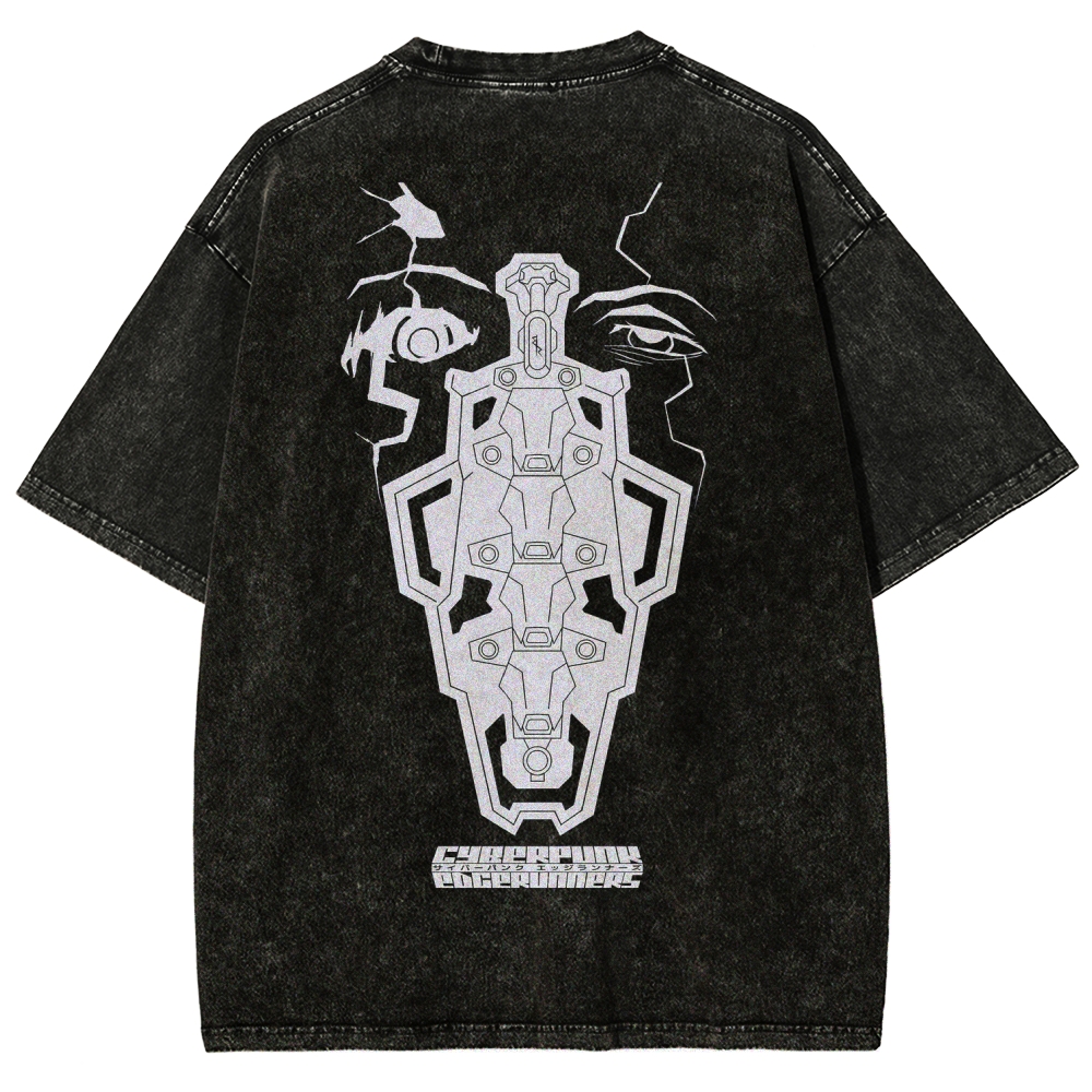 Cyberpunk Edgerunners Unisex Fit Washed T-Shirt 2509012086