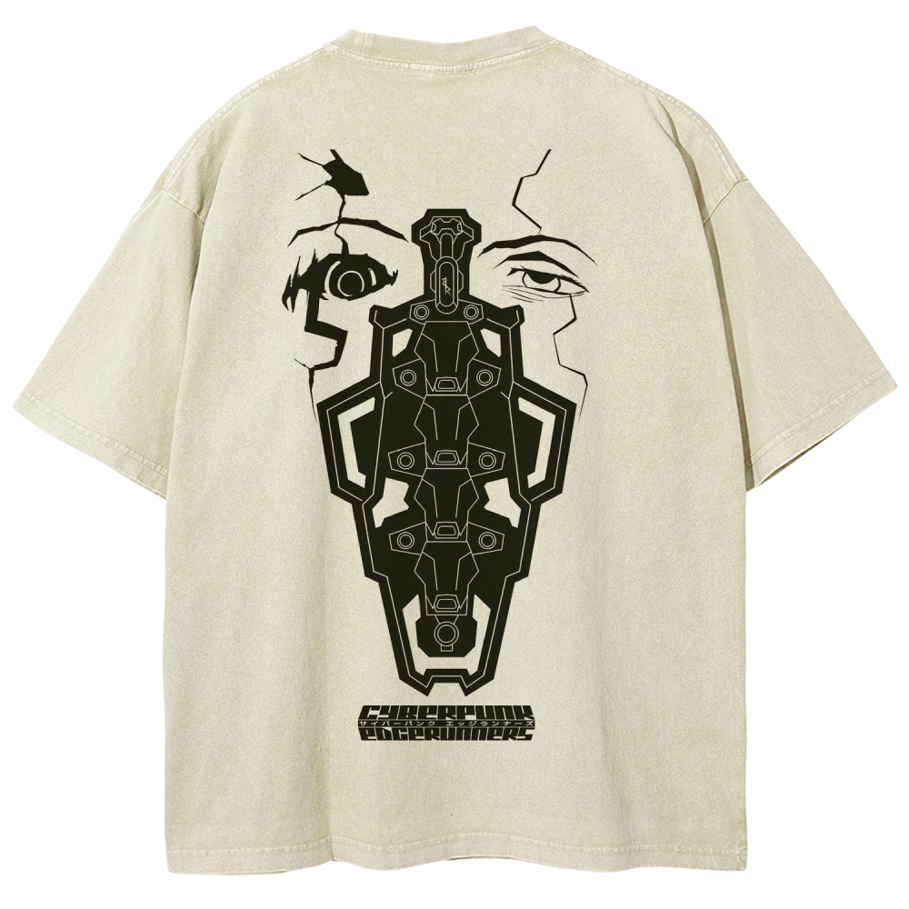 Cyberpunk Edgerunners Unisex Fit Washed T-Shirt 2509012086