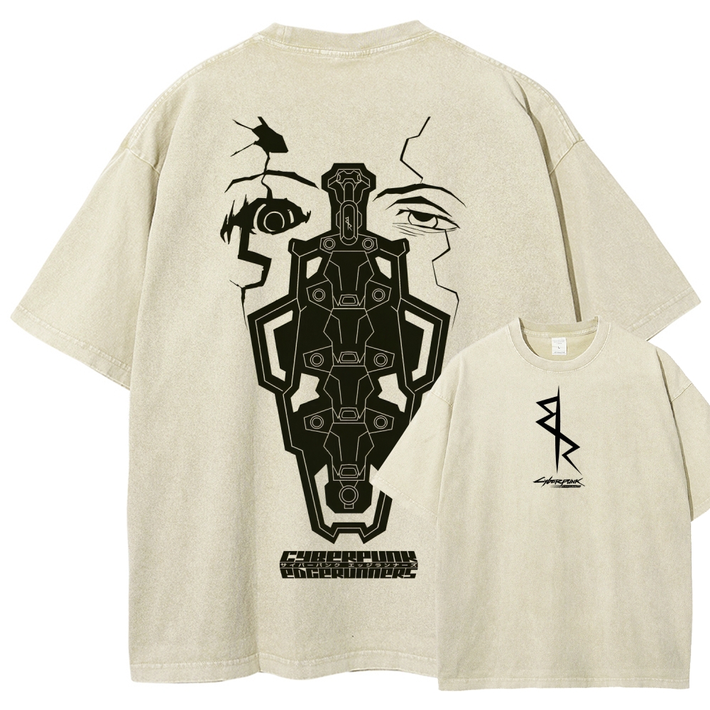 Cyberpunk Edgerunners Unisex Fit Washed T-Shirt 2509012086