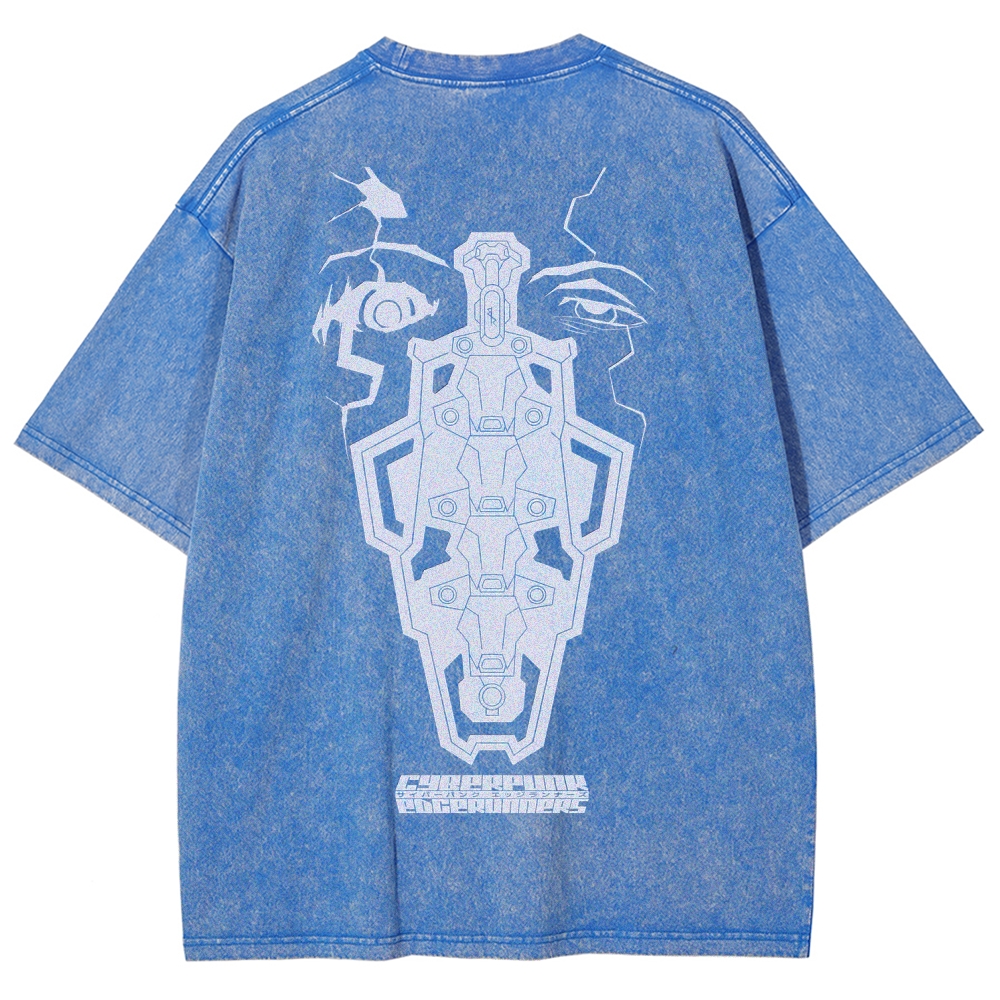 Cyberpunk Edgerunners Unisex Fit Washed T-Shirt 2509012086