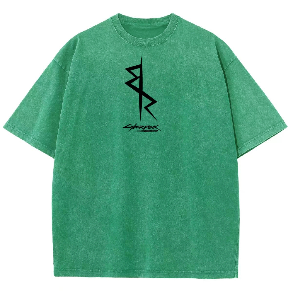 Cyberpunk Edgerunners Unisex Fit Washed T-Shirt 2509012086