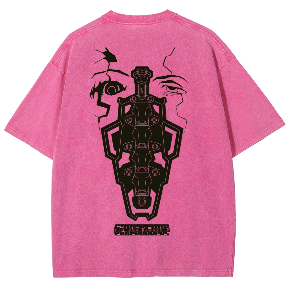 Cyberpunk Edgerunners Unisex Fit Washed T-Shirt 2509012086