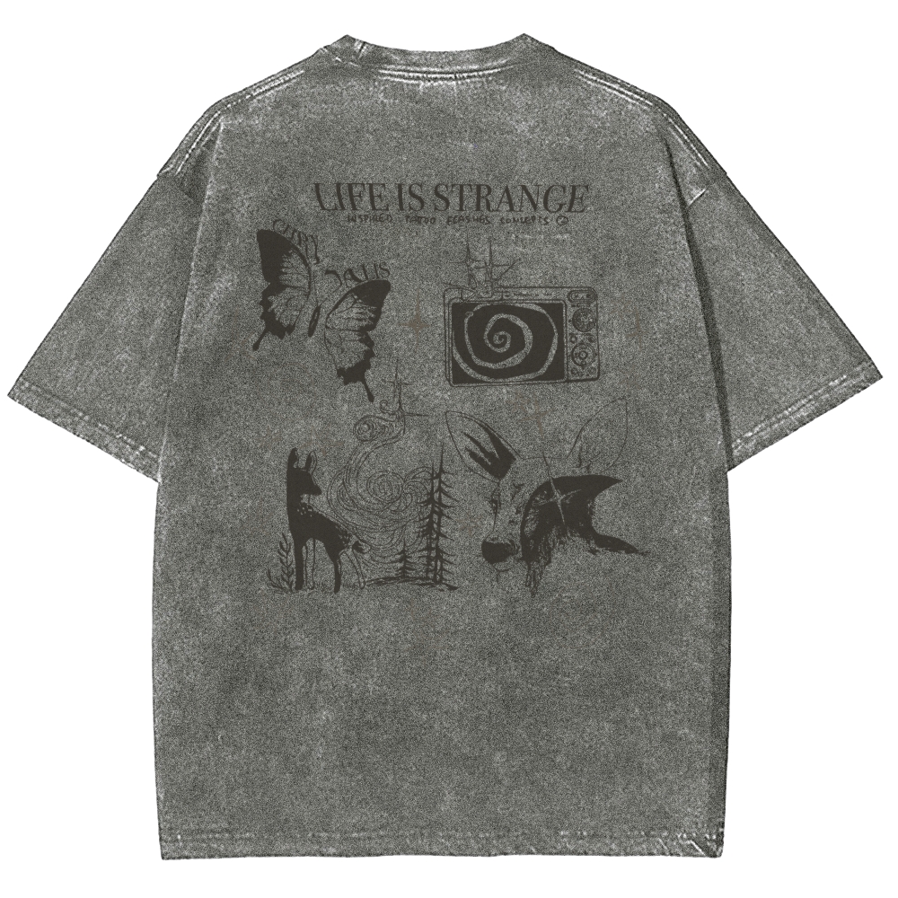 Life Is Strange Unisex Fit Washed T-Shirt 2509012096