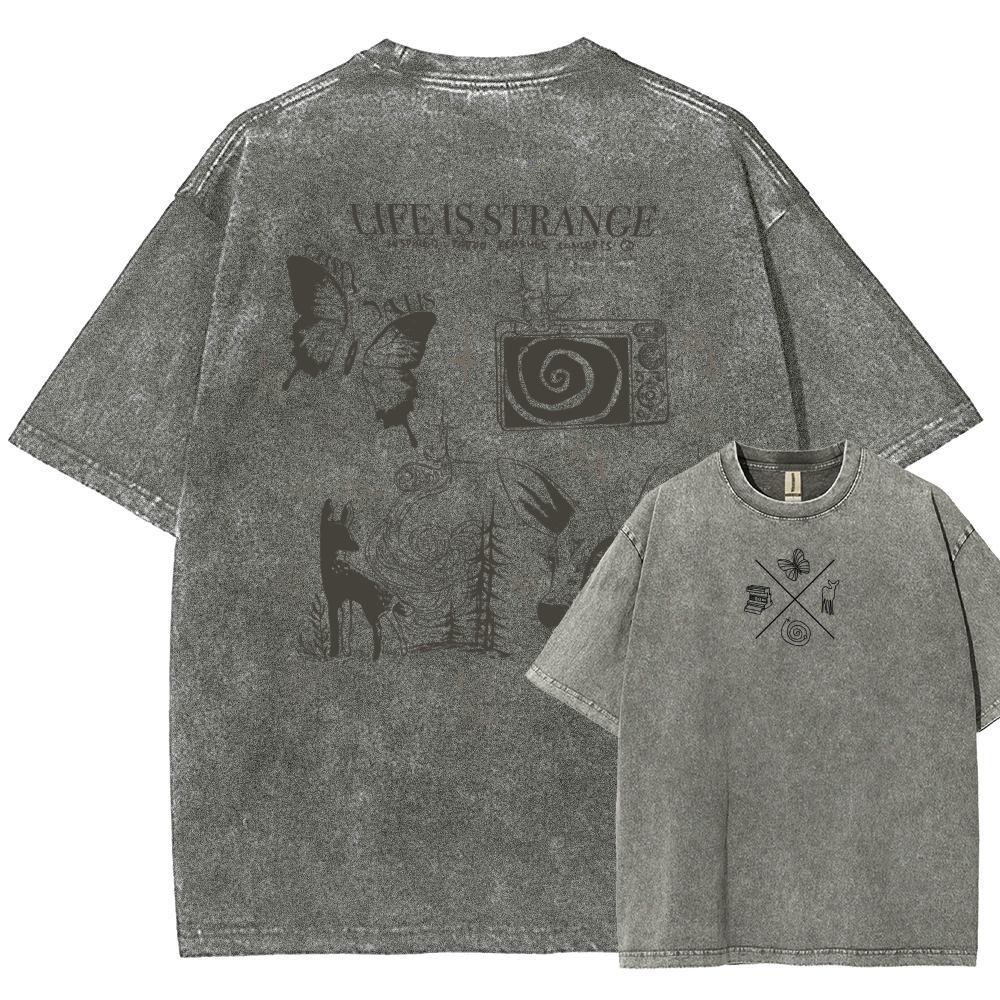 Life Is Strange Unisex Fit Washed T-Shirt 2509012096