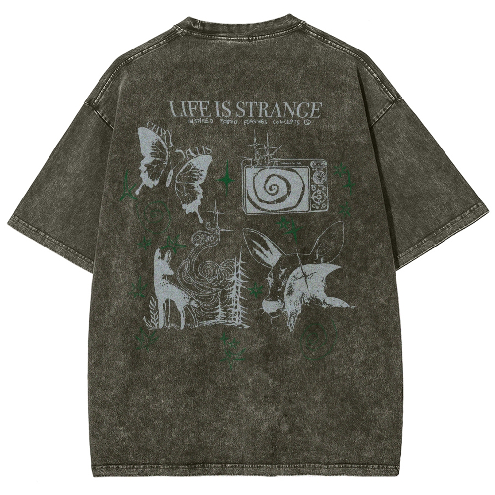 Life Is Strange Unisex Fit Washed T-Shirt 2509012096