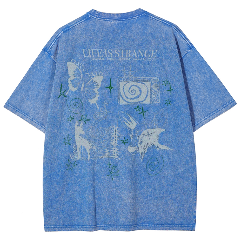 Life Is Strange Unisex Fit Washed T-Shirt 2509012096