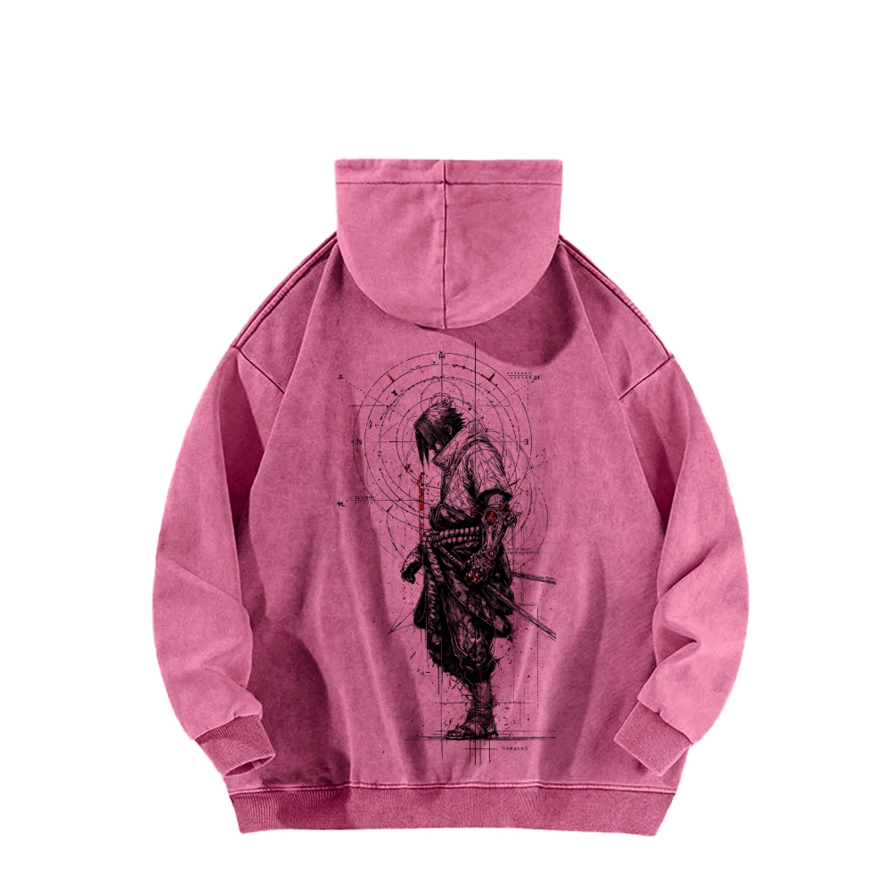 Naruto Casual Washed Hoodie 2509012968