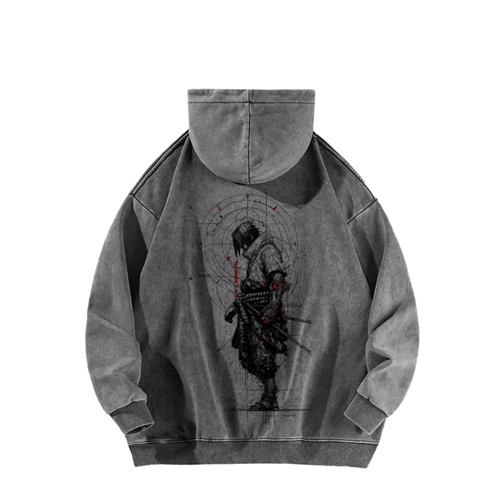 Naruto Casual Washed Hoodie 2509012968