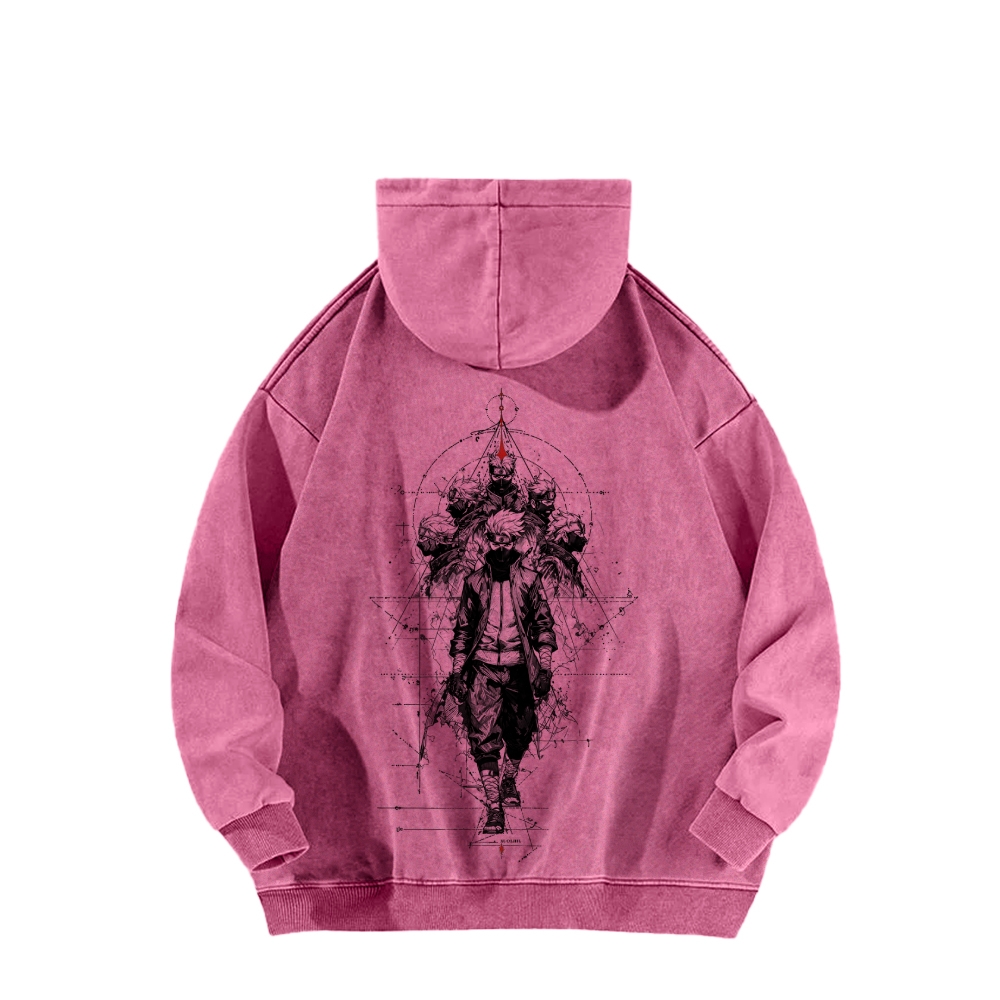 Naruto Casual Washed Hoodie 2509012972