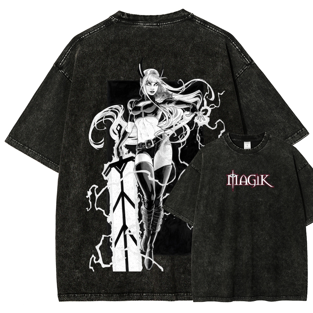 Magik Unisex Fit Washed T-Shirt 2509020246
