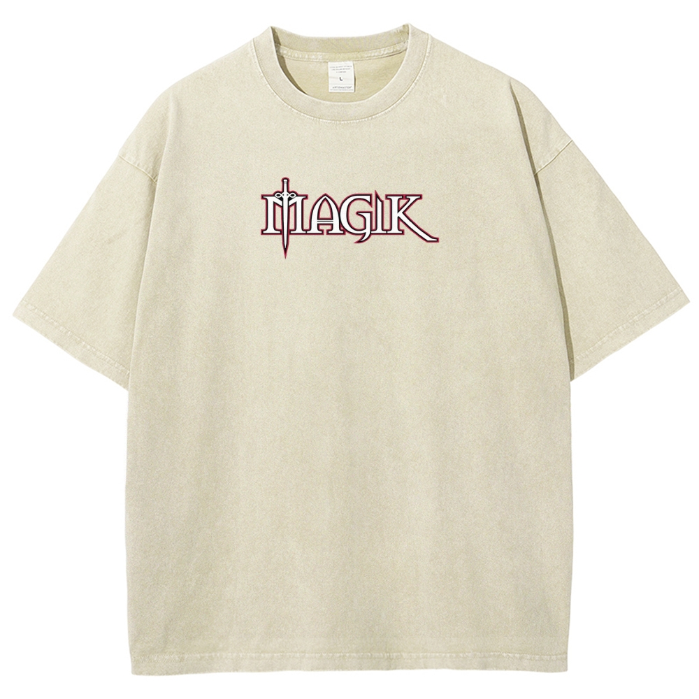 Magik Unisex Fit Washed T-Shirt 2509020246