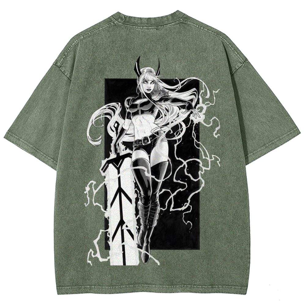 Magik Unisex Fit Washed T-Shirt 2509020246