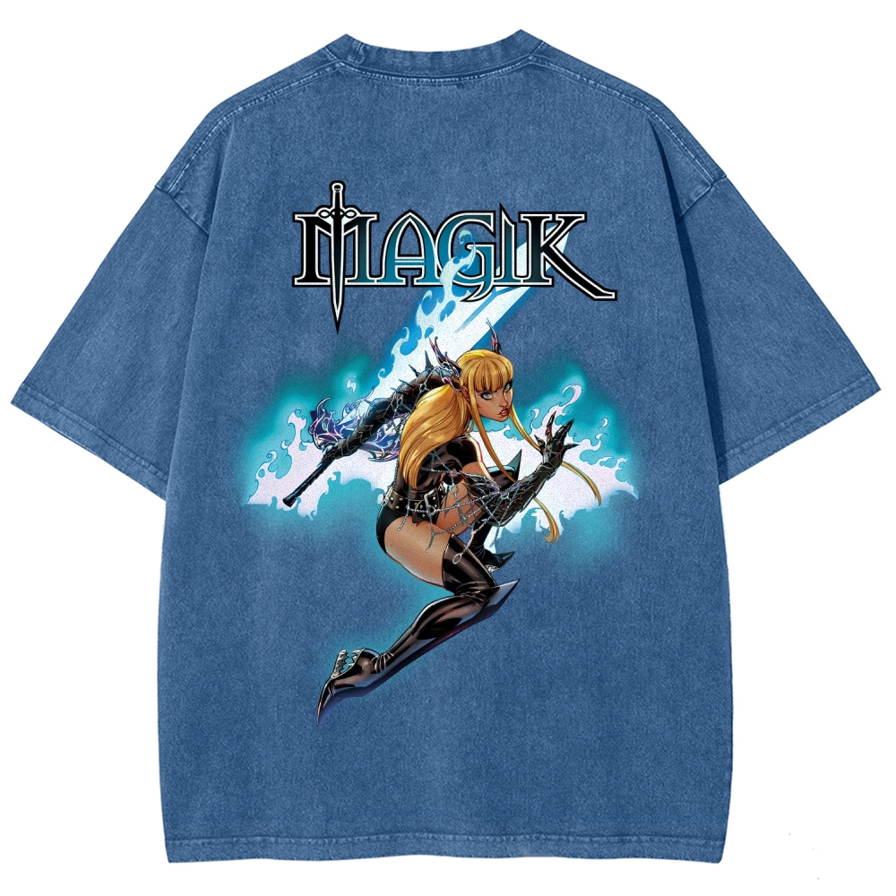 Magik Unisex Fit Washed T-Shirt 2509020568