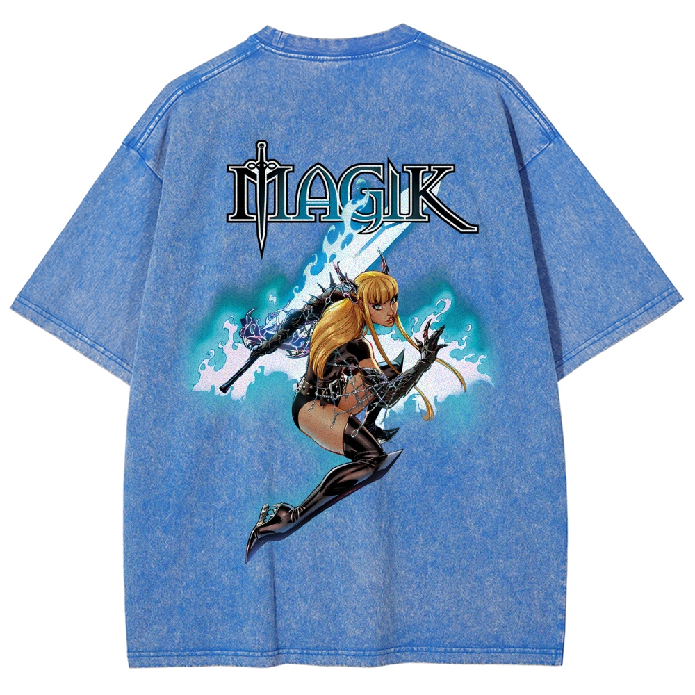 Magik Unisex Fit Washed T-Shirt 2509020568