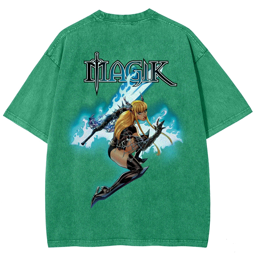 Magik Unisex Fit Washed T-Shirt 2509020568