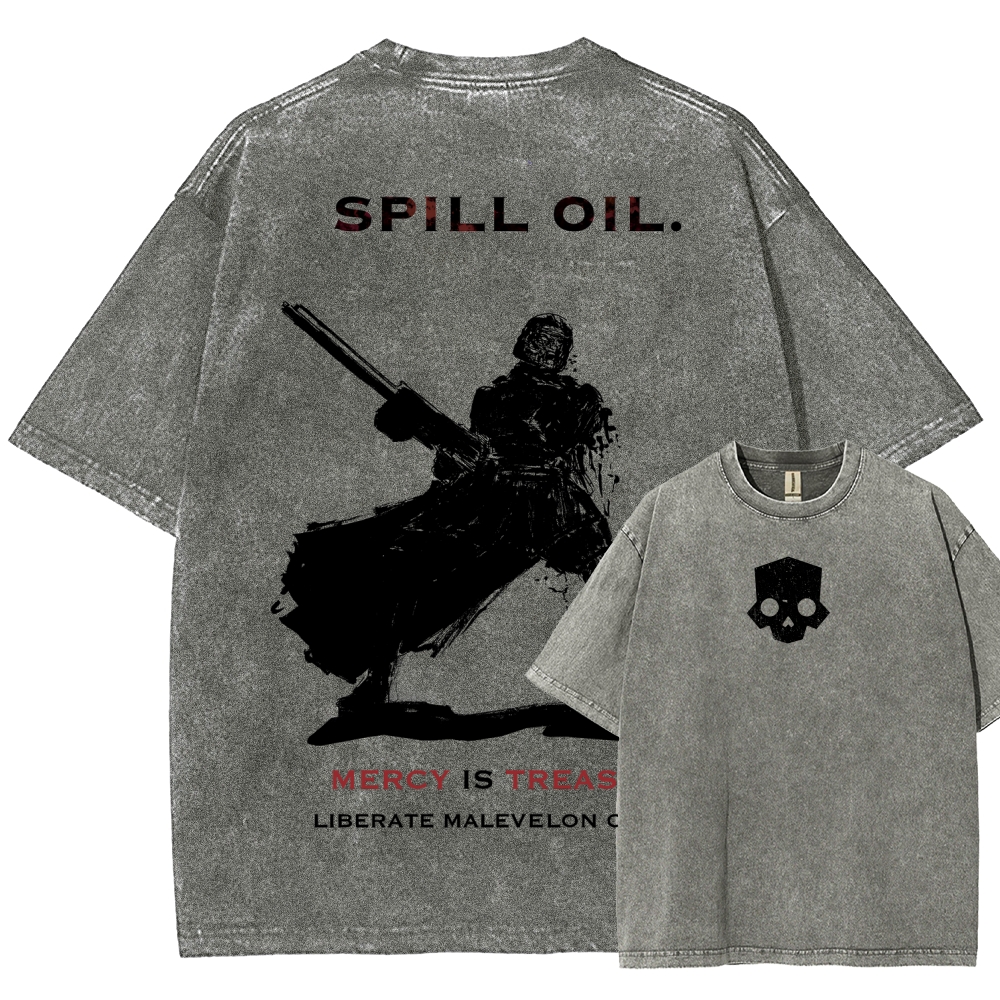 Helldivers Unisex Fit Washed T-Shirt 2509020583