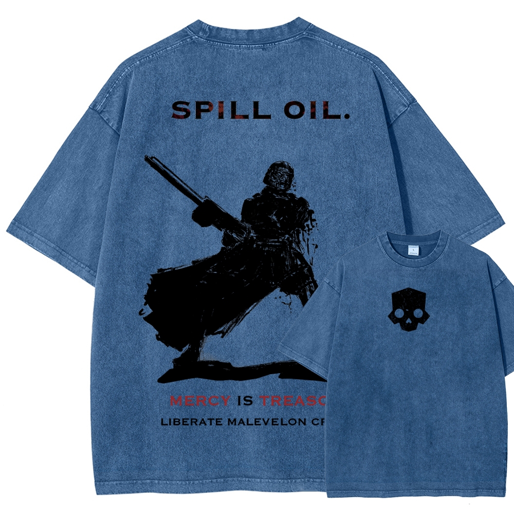 Helldivers Unisex Fit Washed T-Shirt 2509020583