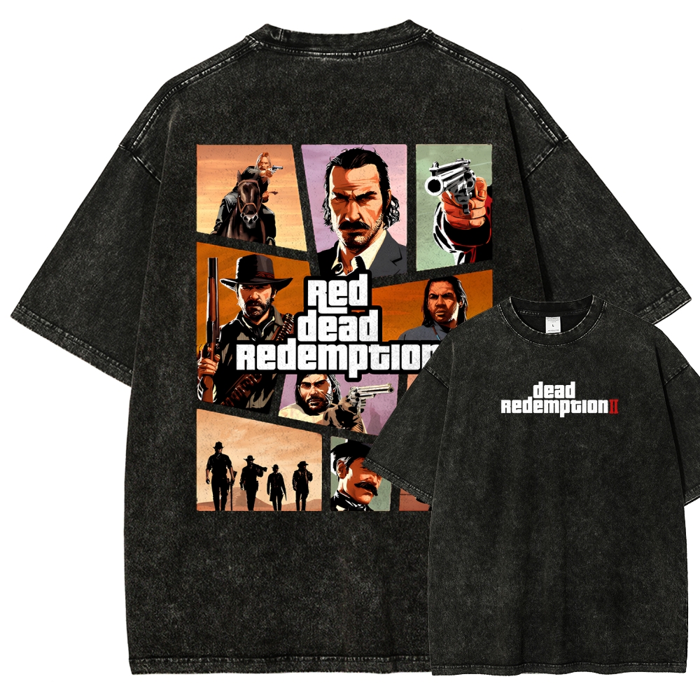 Reddeadredemtion Unisex Fit Washed T-Shirt 2509020819