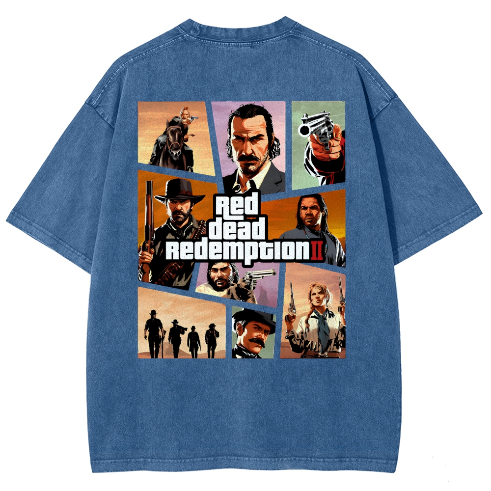 Reddeadredemtion Unisex Fit Washed T-Shirt 2509020819