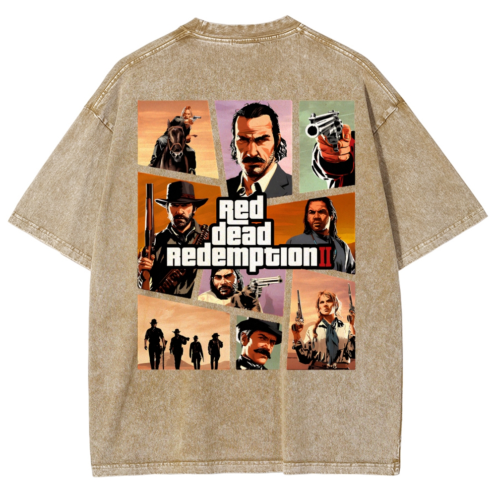 Reddeadredemtion Unisex Fit Washed T-Shirt 2509020819