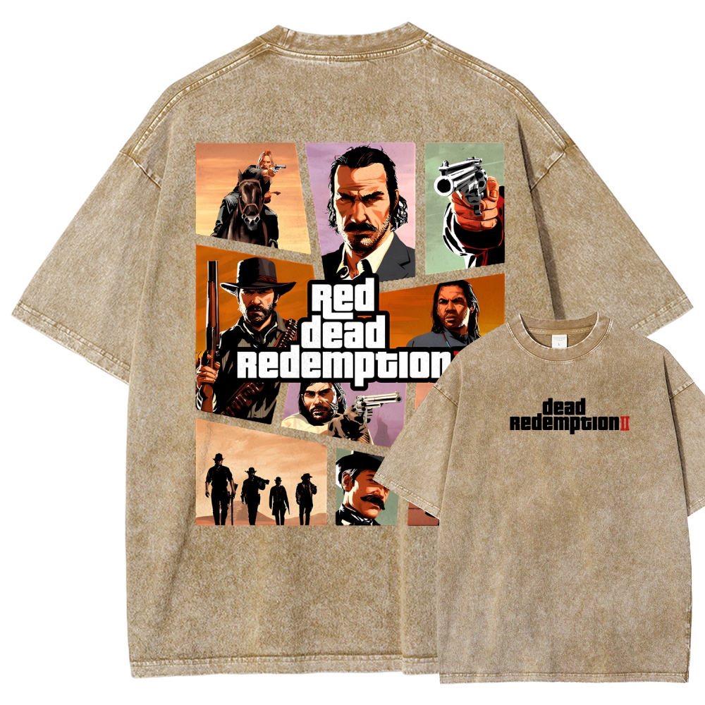 Reddeadredemtion Unisex Fit Washed T-Shirt 2509020819