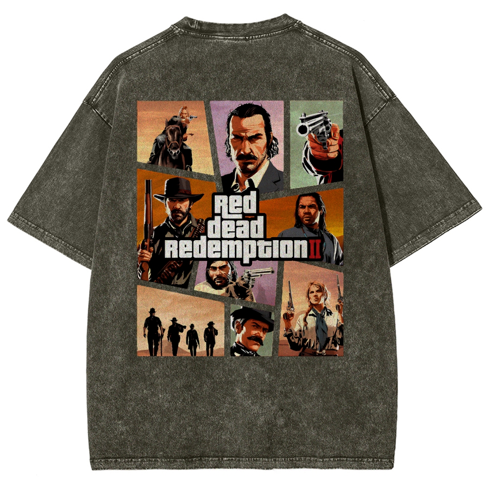Reddeadredemtion Unisex Fit Washed T-Shirt 2509020819