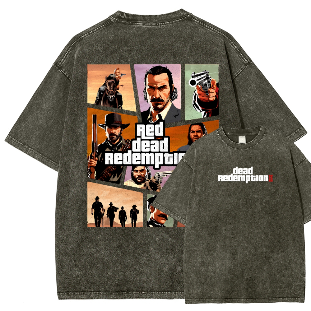 Reddeadredemtion Unisex Fit Washed T-Shirt 2509020819