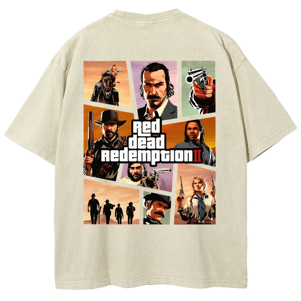 Reddeadredemtion Unisex Fit Washed T-Shirt 2509020819
