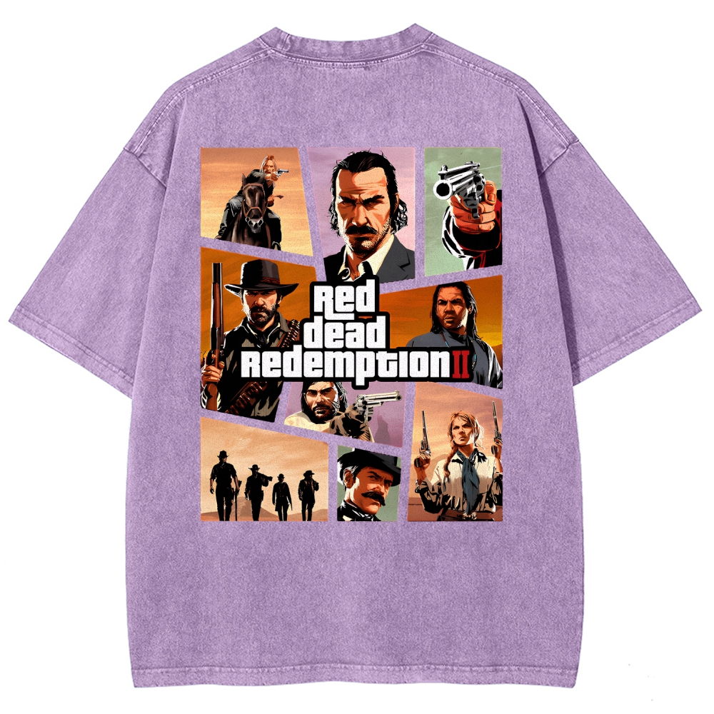 Reddeadredemtion Unisex Fit Washed T-Shirt 2509020819