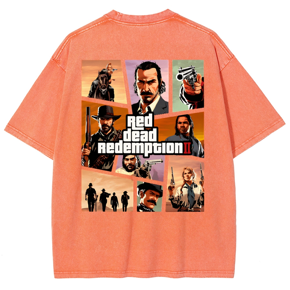 Reddeadredemtion Unisex Fit Washed T-Shirt 2509020819