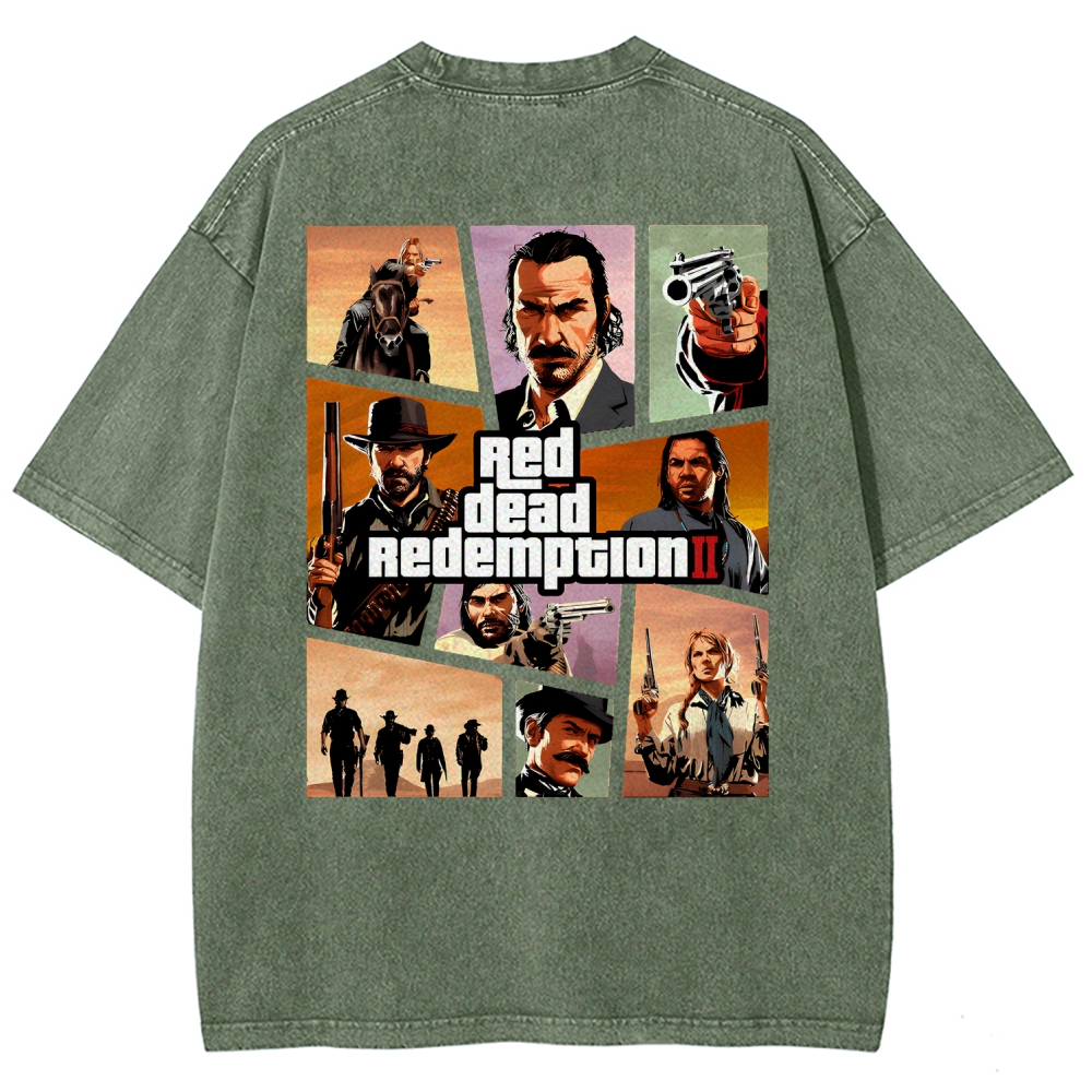 Reddeadredemtion Unisex Fit Washed T-Shirt 2509020819