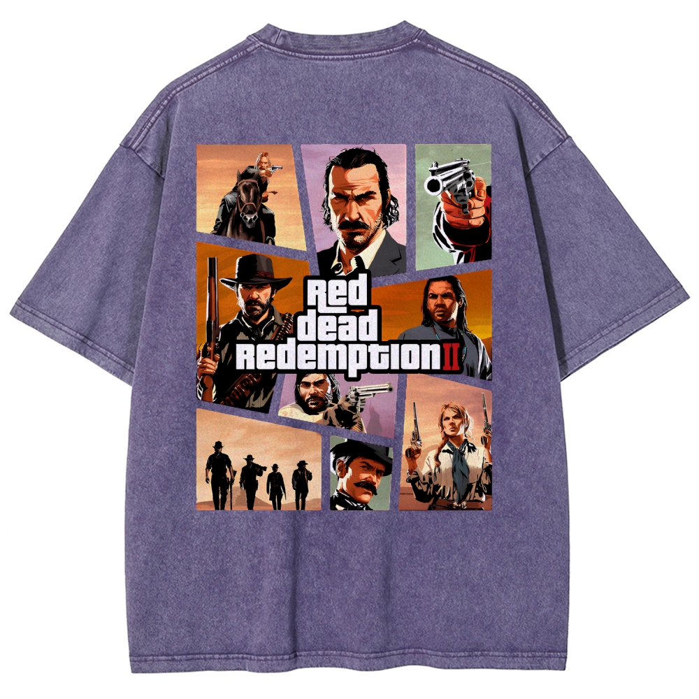 Reddeadredemtion Unisex Fit Washed T-Shirt 2509020819