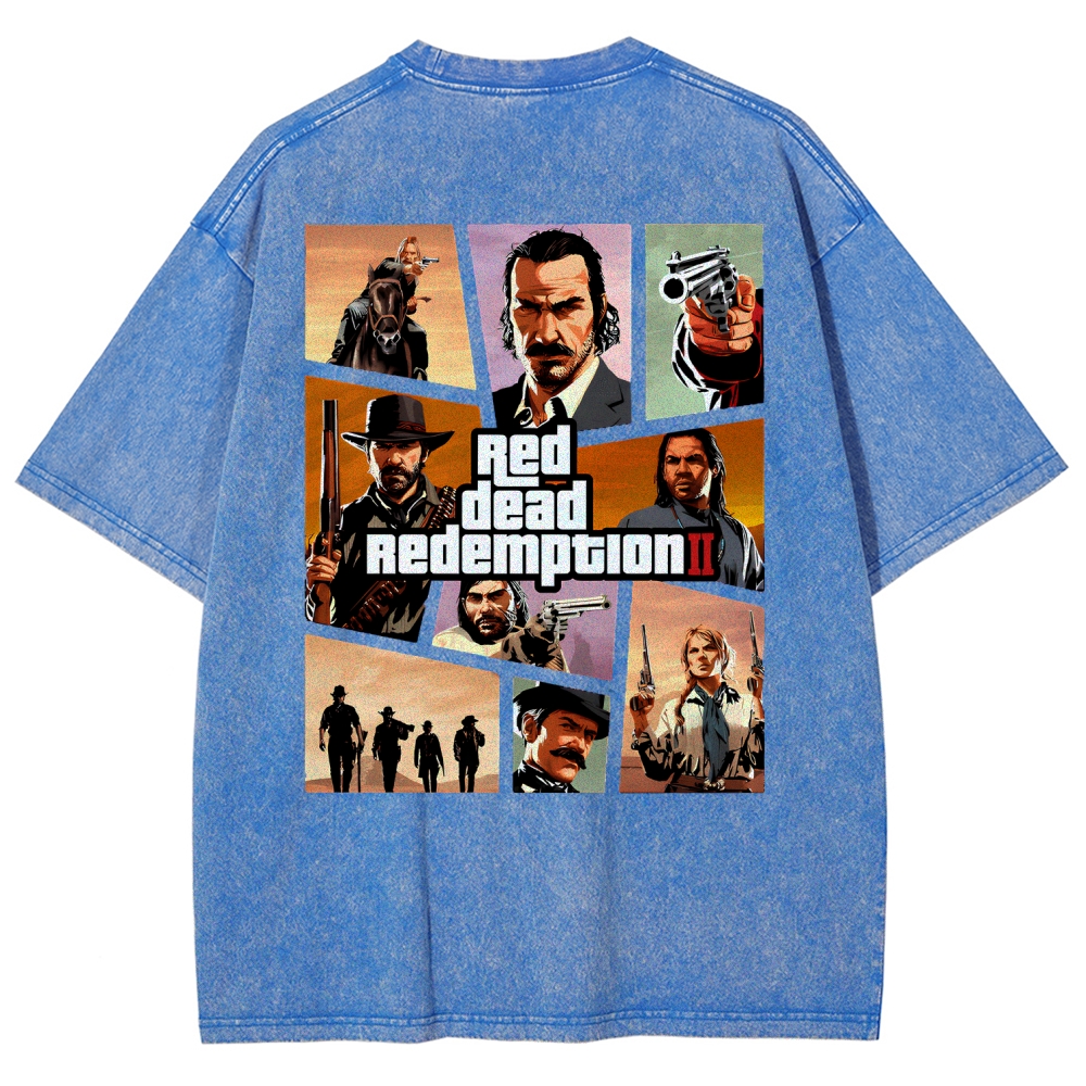 Reddeadredemtion Unisex Fit Washed T-Shirt 2509020819