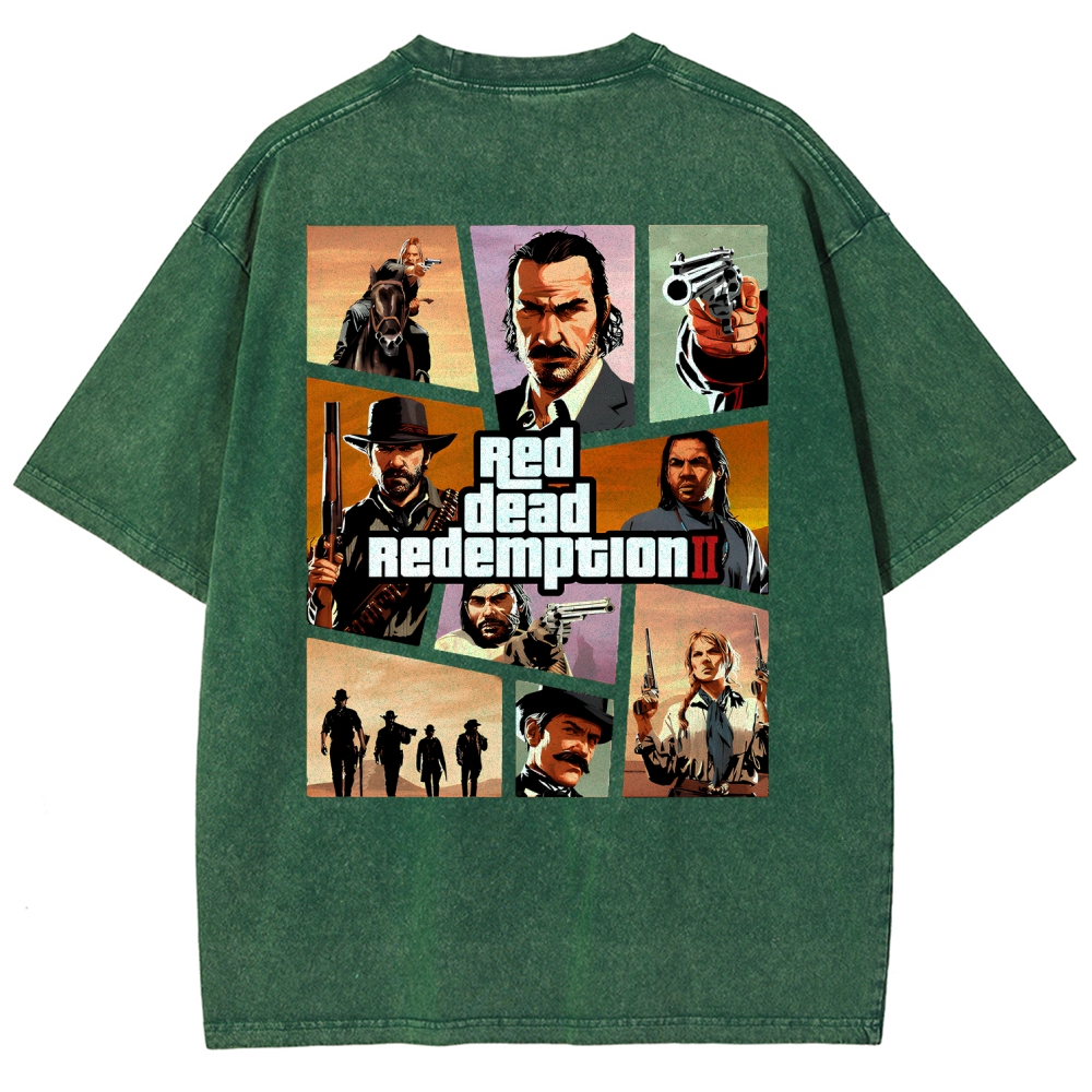 Reddeadredemtion Unisex Fit Washed T-Shirt 2509020819