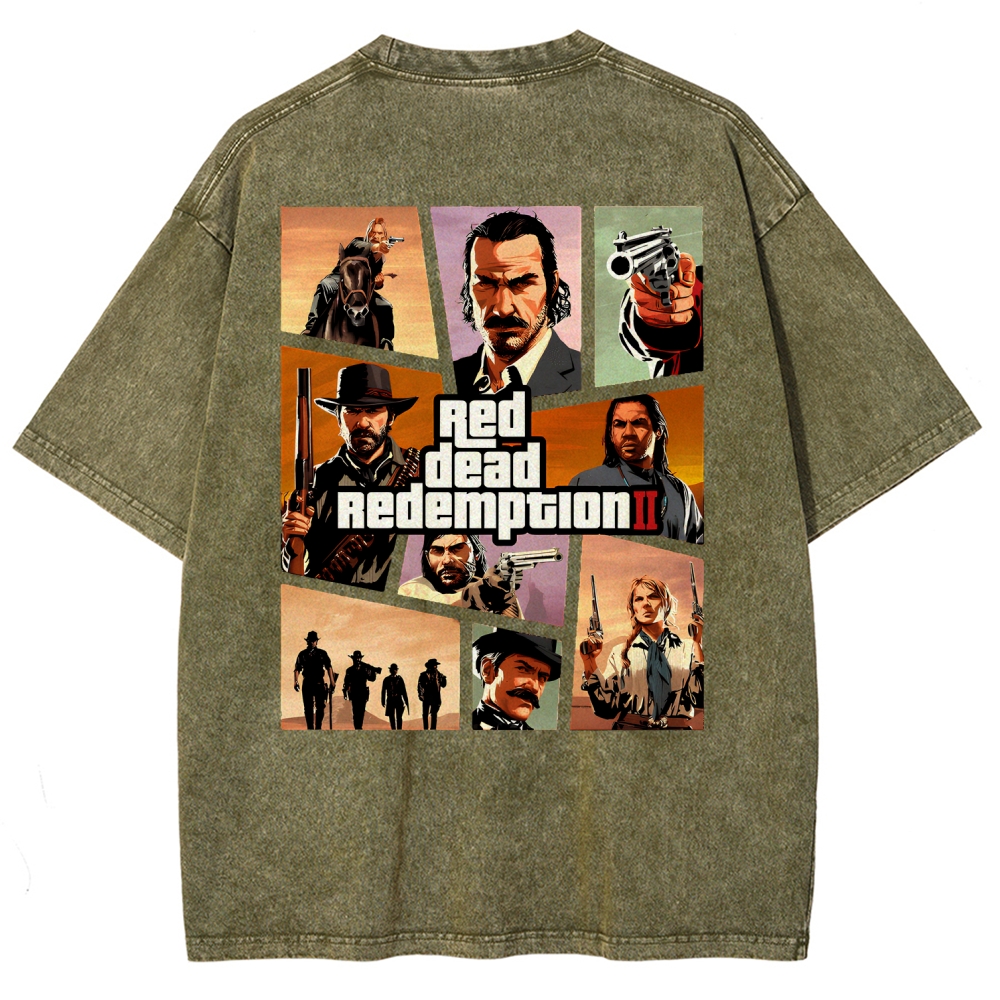 Reddeadredemtion Unisex Fit Washed T-Shirt 2509020819