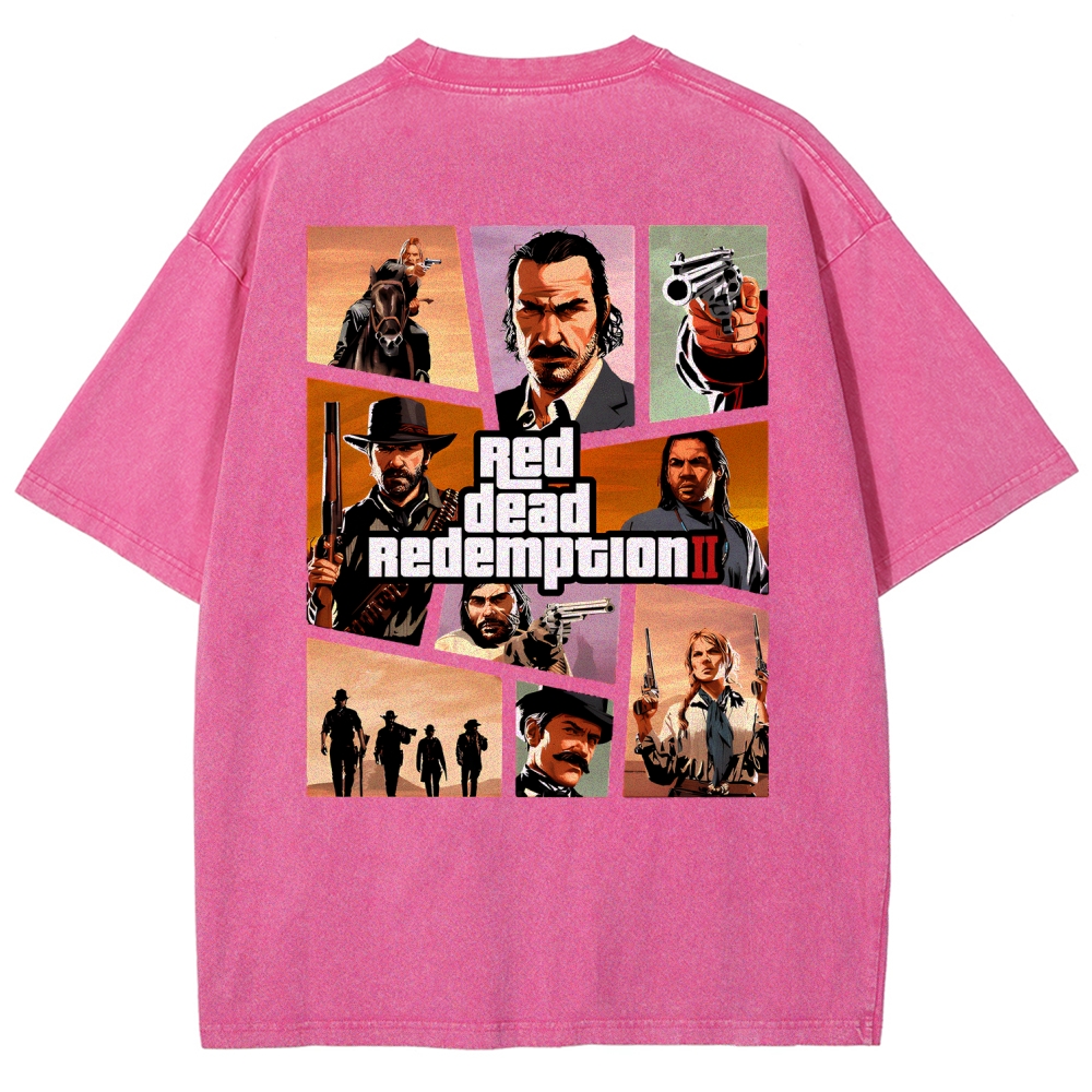 Reddeadredemtion Unisex Fit Washed T-Shirt 2509020819