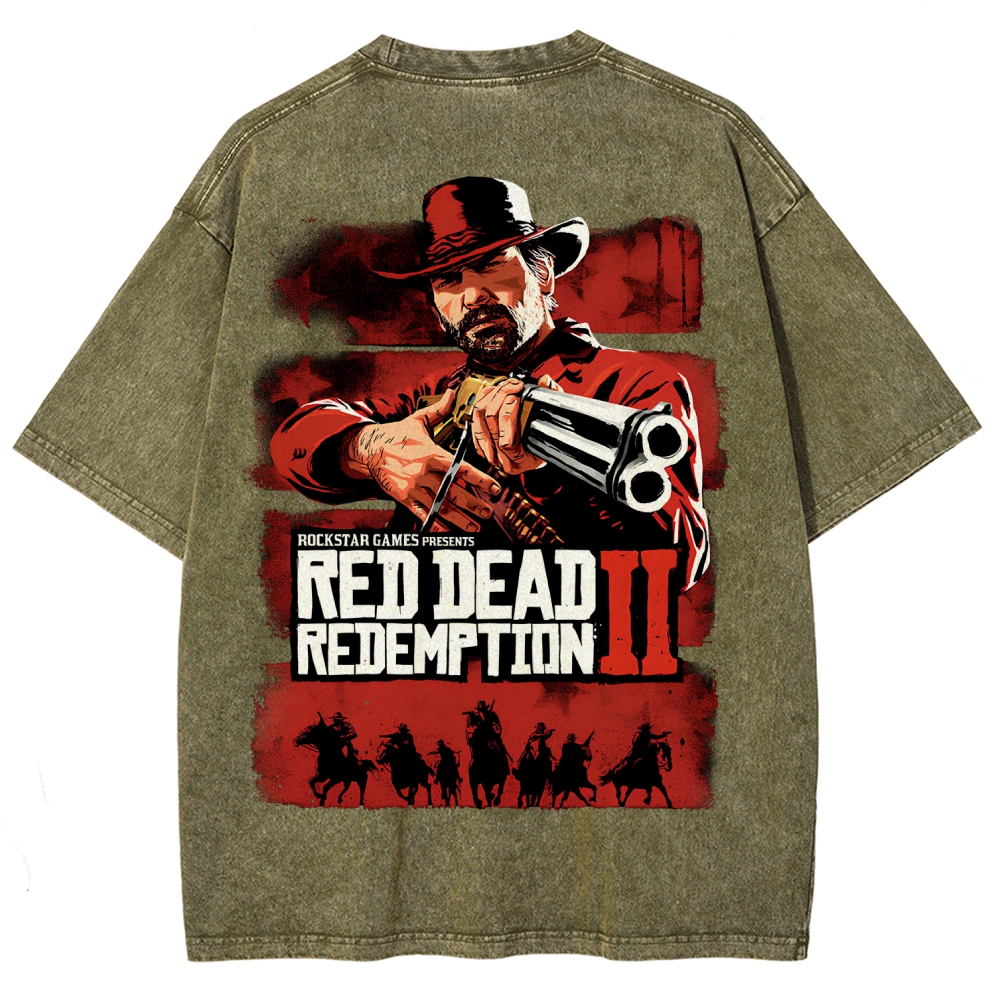 Reddeadredemtion Unisex Fit Washed T-Shirt 2509020826