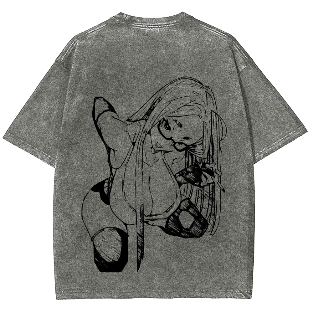 Dandadan Seiko Ayase Unisex Fit Washed T-Shirt 2509022555